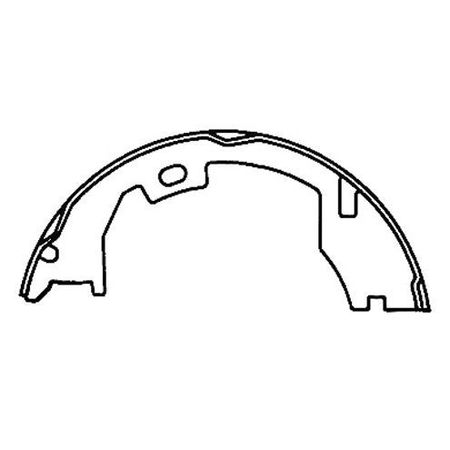 CENTRIC PARTS Centric Brake Shoes, 111.08540 111.08540